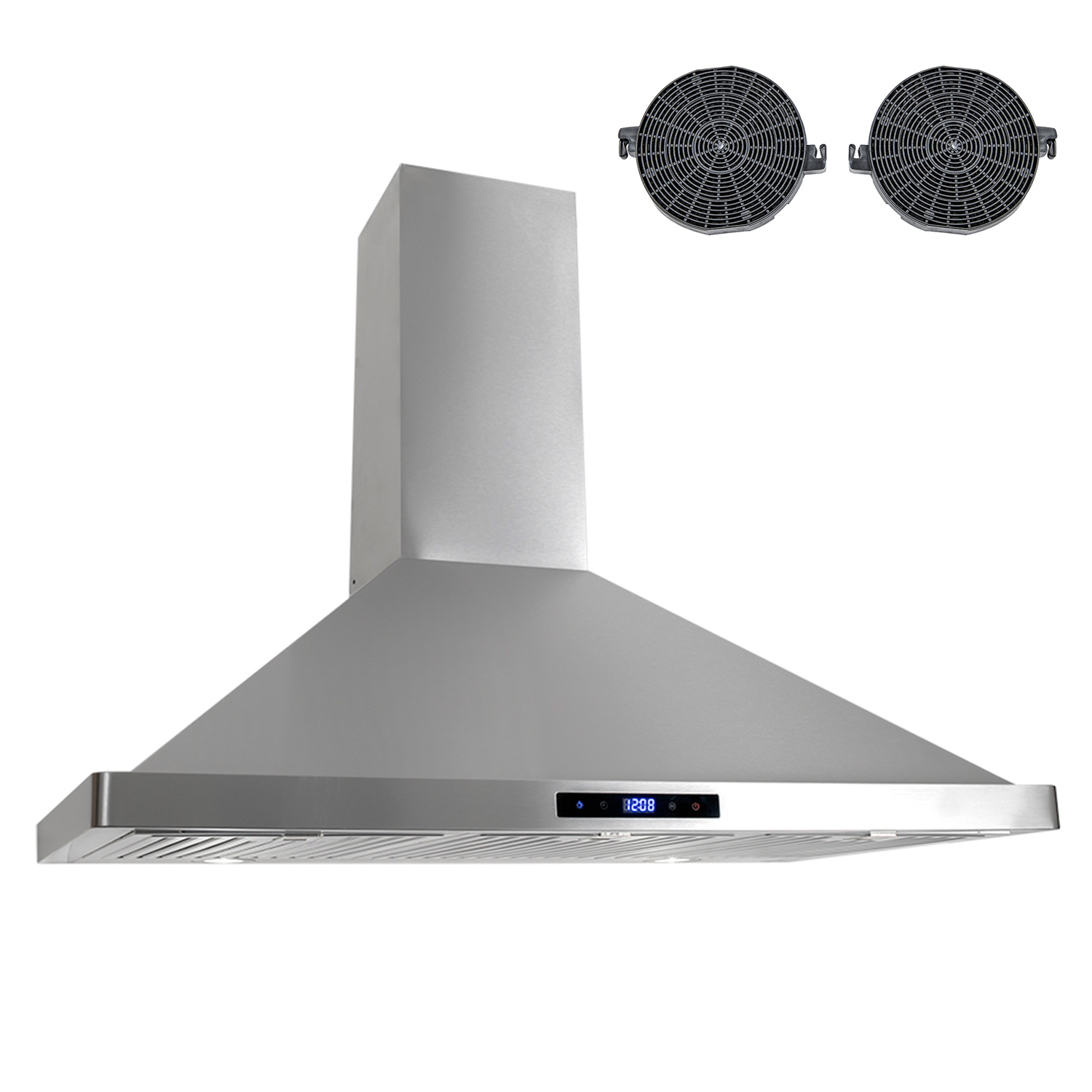 36 in. Wall Mount Range Hood with Touch Controls Cosmo Appliances