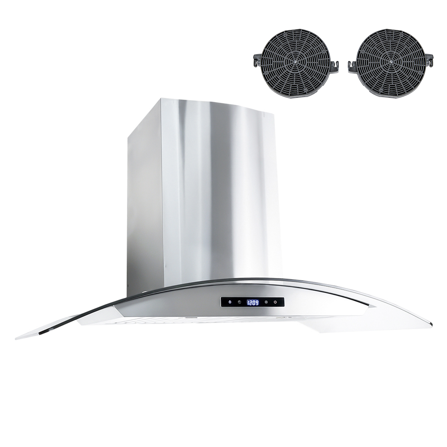 36 in. Wall Mount Range Hood with Touch Controls Cosmo Appliances (COS
