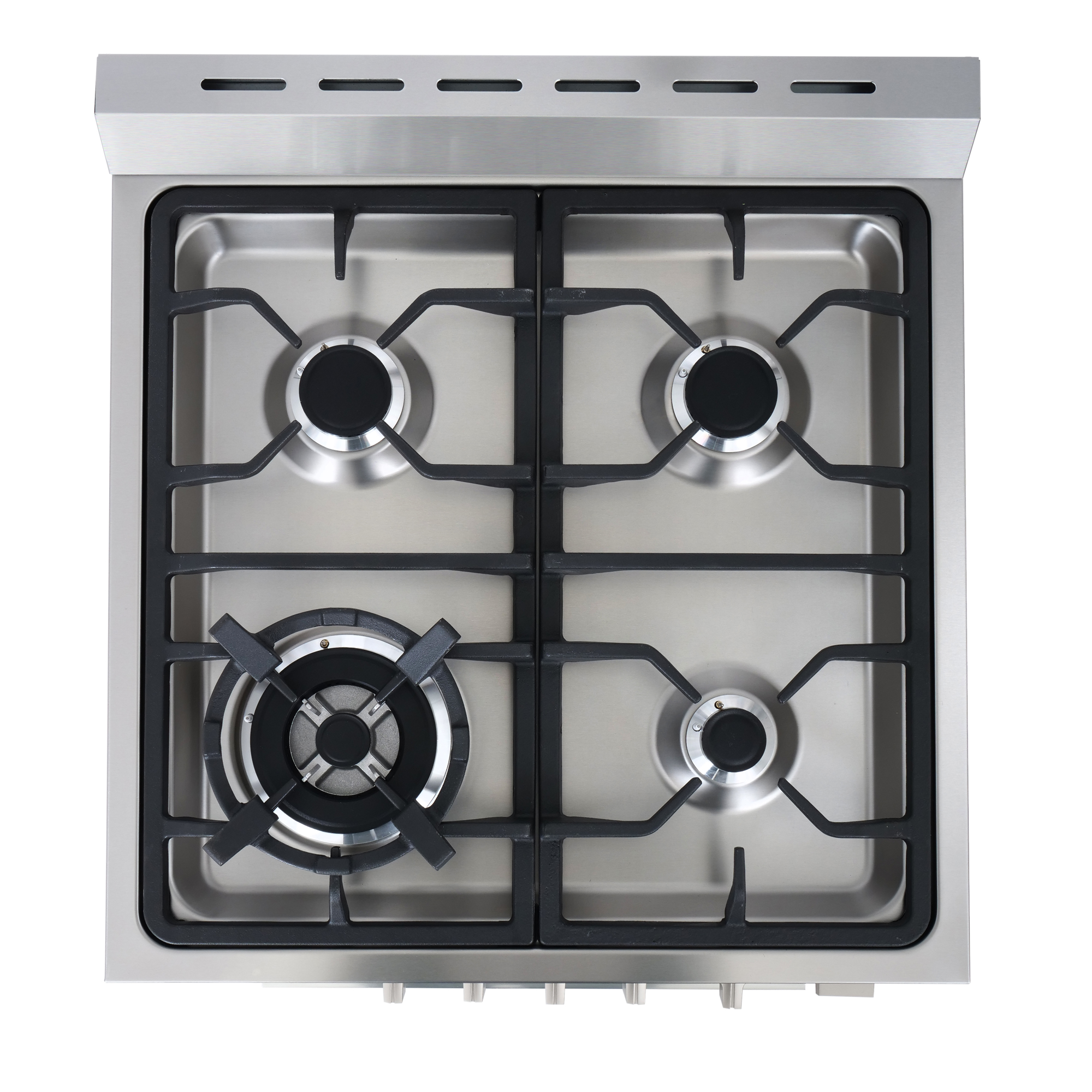 24 IN. 2.73 CU. FT. SINGLE OVEN GAS RANGE WITH 4 BURNER COOKTOP AND