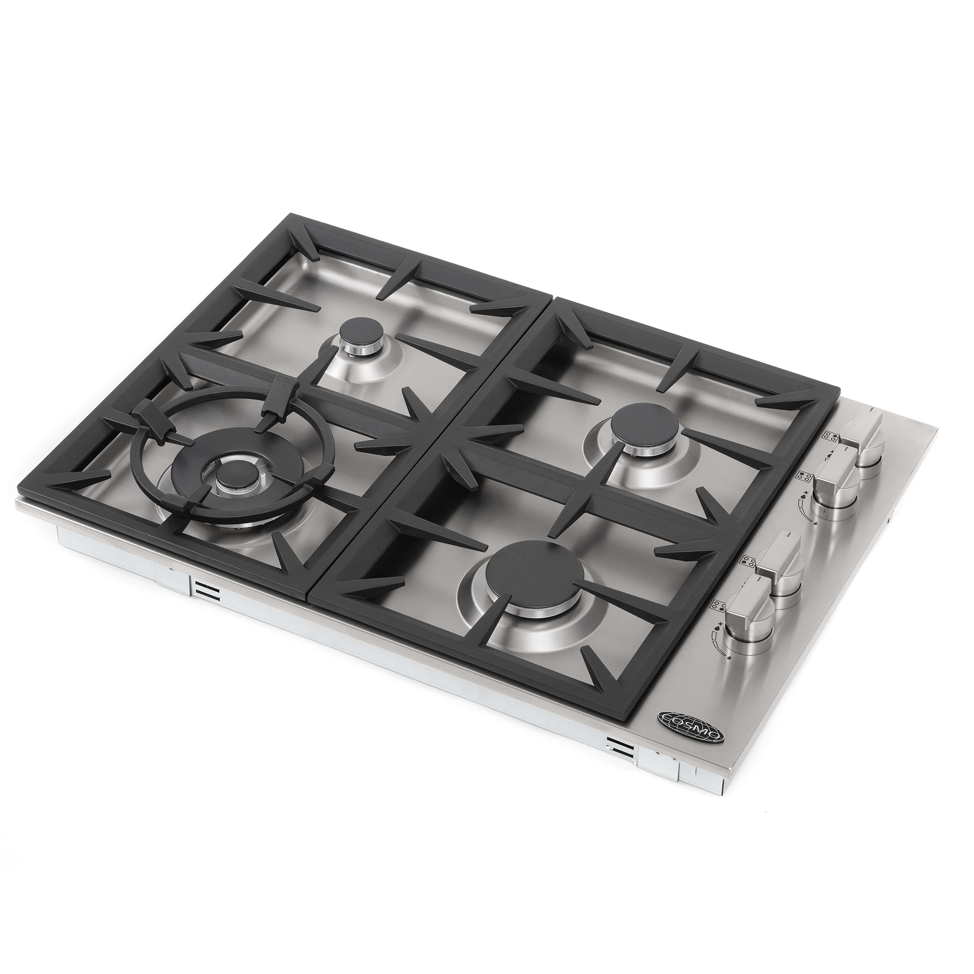 Cosmo 30 in. Gas Cooktop in Stainless Steel with 4 Italian Made Burners