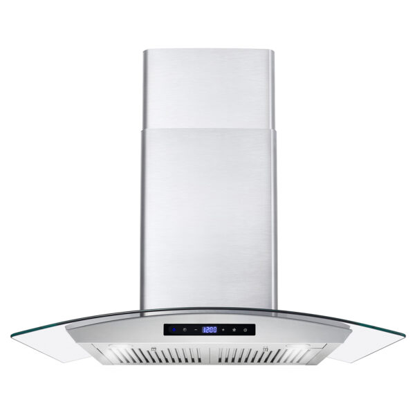 36 in. Ducted Island Range Hood Cosmo Appliances (663ISS75)