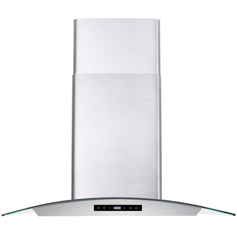 Cosmo 63175 Series 30 380 Cubic Feet Per Minute Ductless Wall Mount Range  Hood with Charcoal Filter and Light Included & Reviews