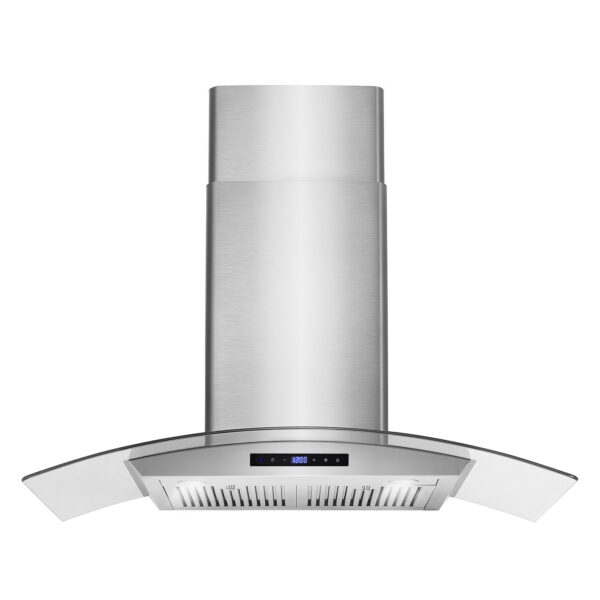 36 in. Ducted Wall Mount Range Hood in Soft Touch Digital Controls, Permanent Filters, LED Lights in Stainless Steel (COS-668WRCS90)