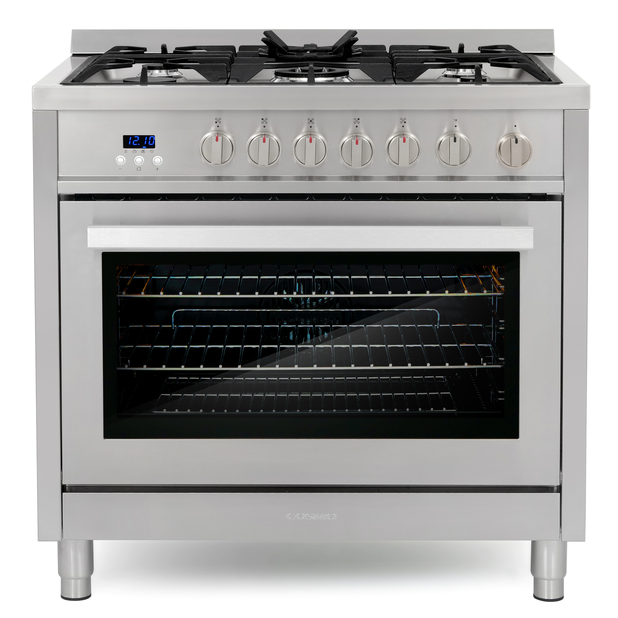 48 in. Slide-In Freestanding Double Oven Gas Range with 6 Sealed Burners,  Convection Oven (COS-EPGR486G)