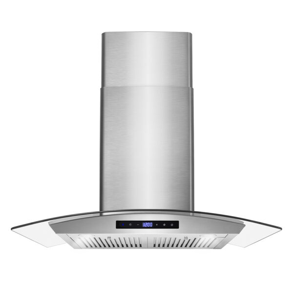 30 in. Ducted Wall Mount Range Hood in Soft Touch Digital Controls, Permanent Filters, LED Lights in Stainless Steel (COS-668WRCS75)