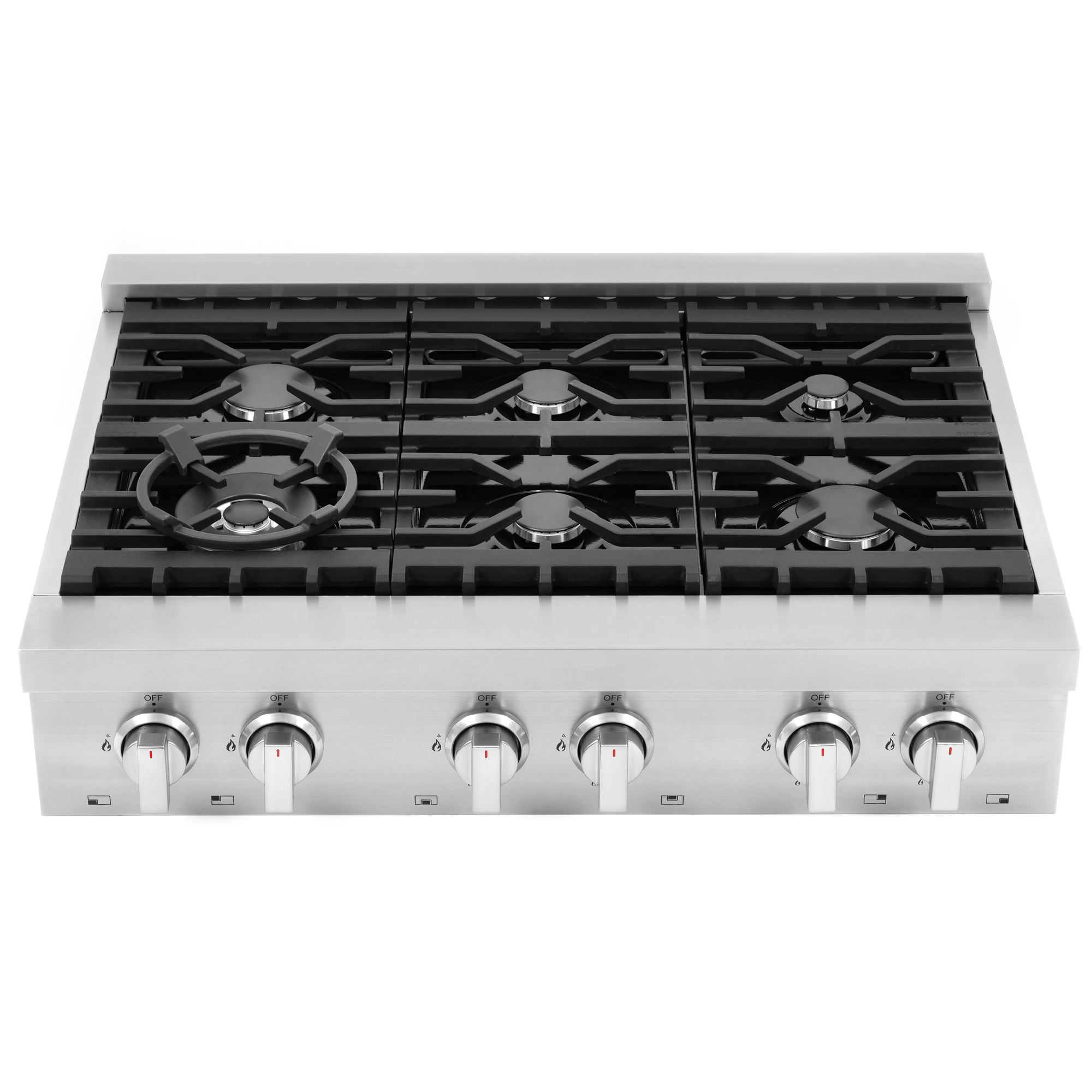 36 in. SlideIn Gas Cooktop with 6 Burners (COSGRT366)