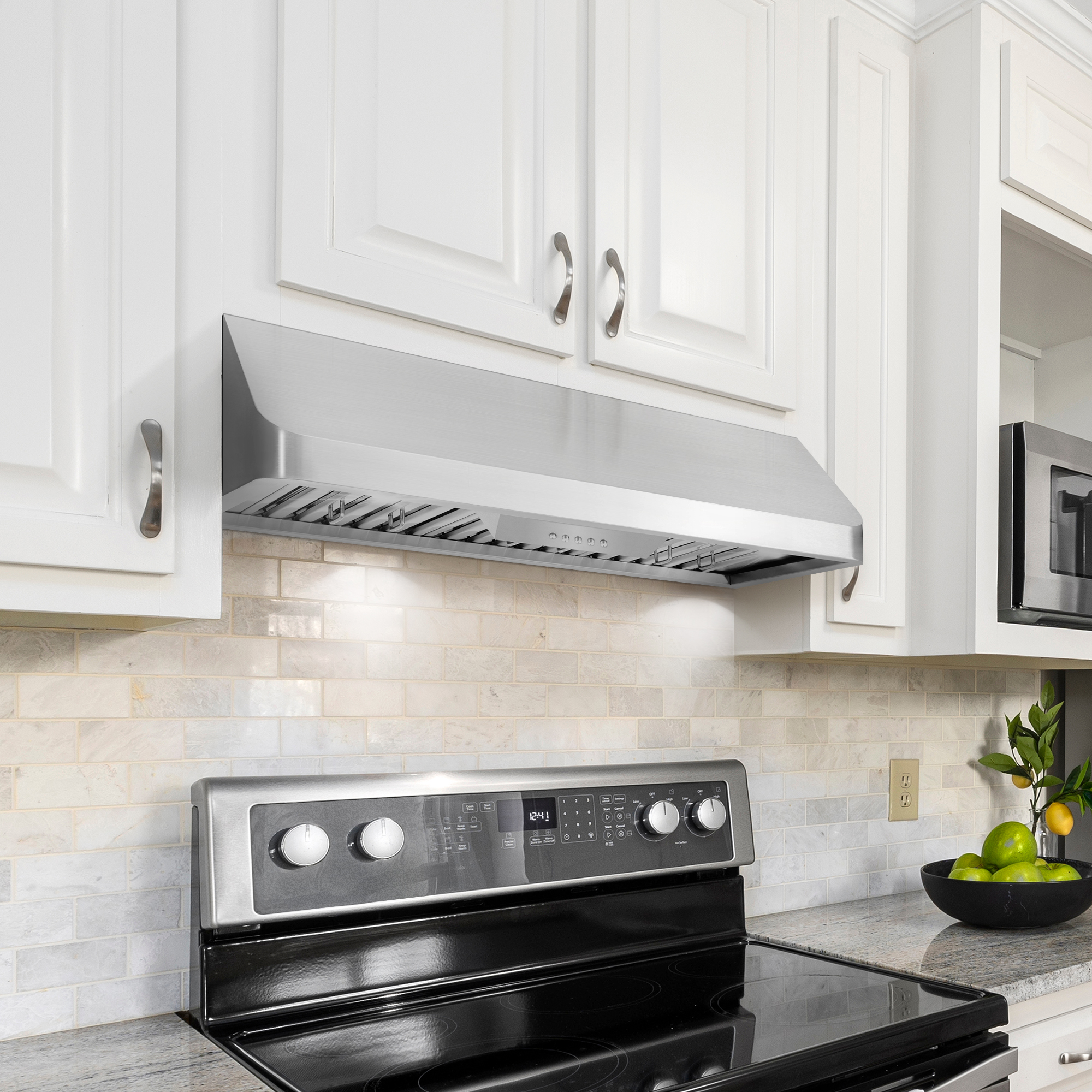 UMC30, 30″ Under Cabinet Stainless Steel Range Hood with Digital Touch  Controls