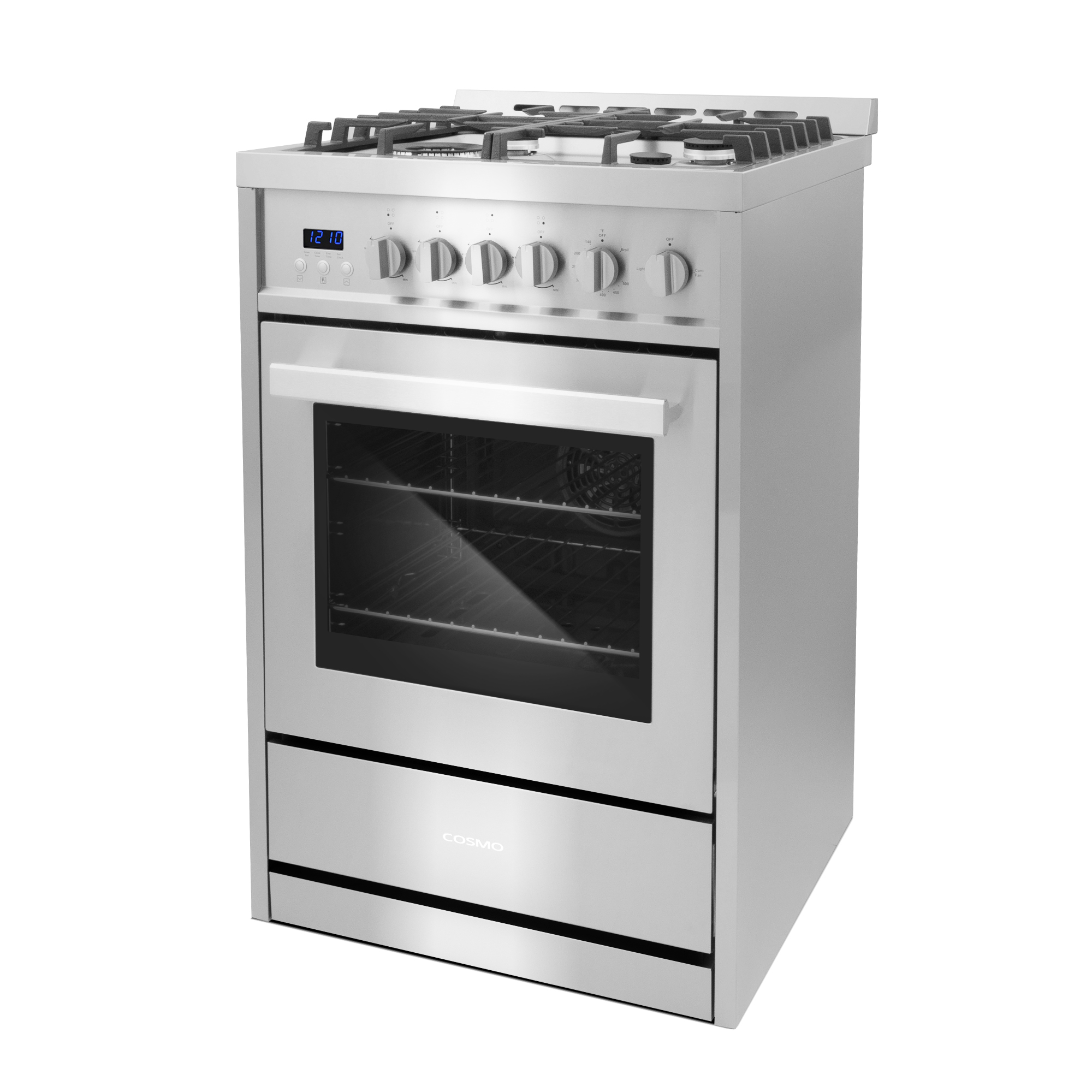 48 in. Slide-In Freestanding Double Oven Gas Range with 6 Sealed Burners,  Convection Oven (COS-EPGR486G)