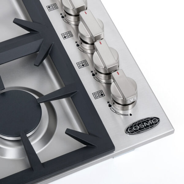 Cosmo 36 in. Gas Cooktop in Stainless Steel with 6 Italian Made Burners