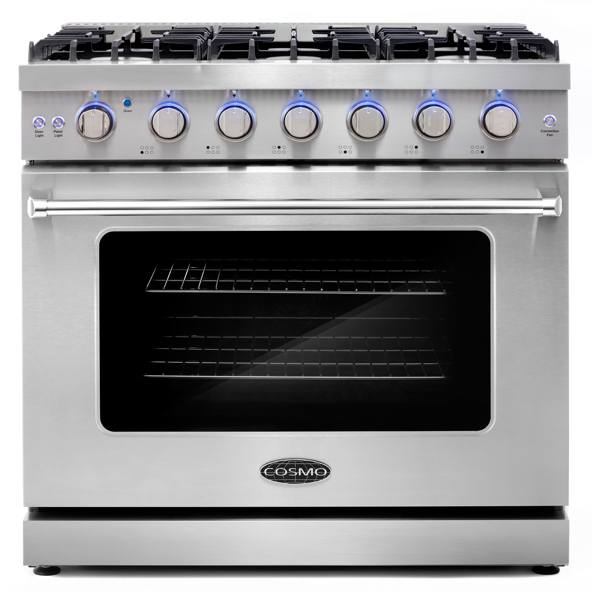 48 in. Slide-In Freestanding Double Oven Gas Range with 6 Sealed Burners,  Convection Oven (COS-EPGR486G)