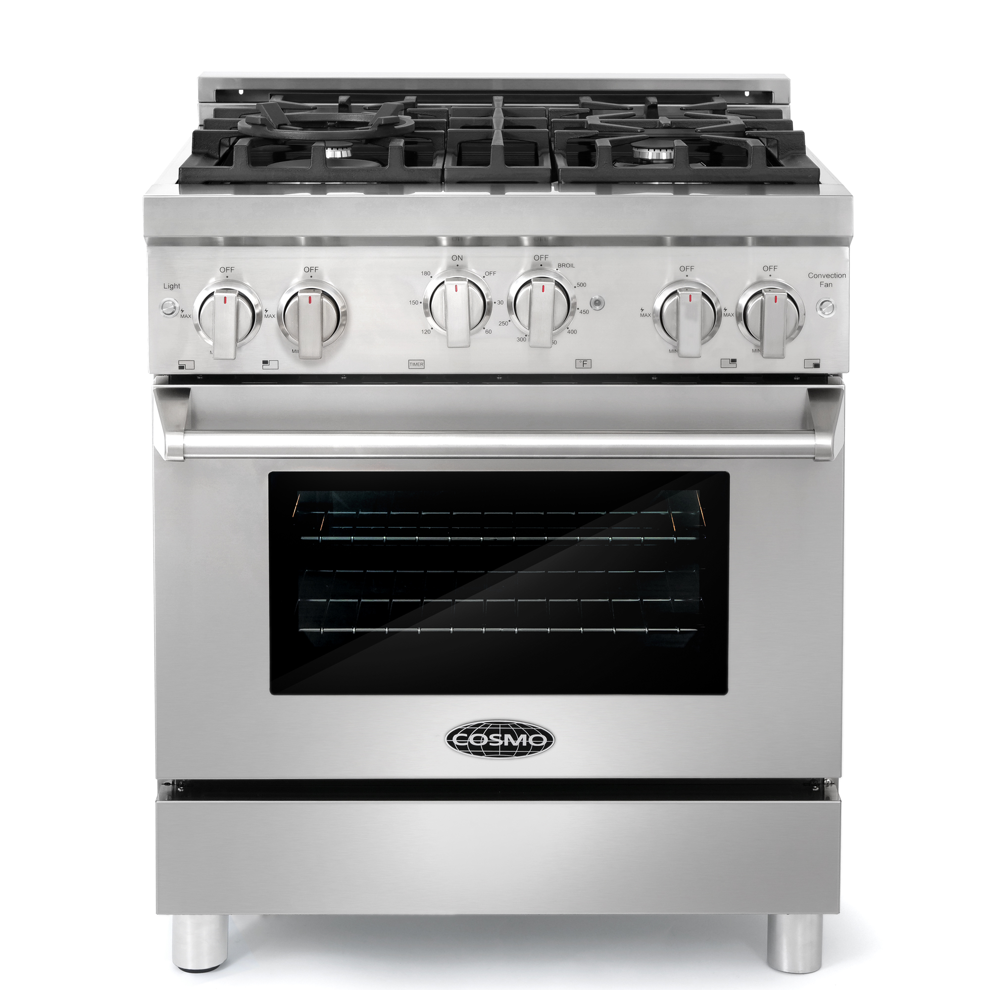 48 in. SlideIn Freestanding Double Oven Gas Range with 6 Sealed Burners, Convection Oven (COS