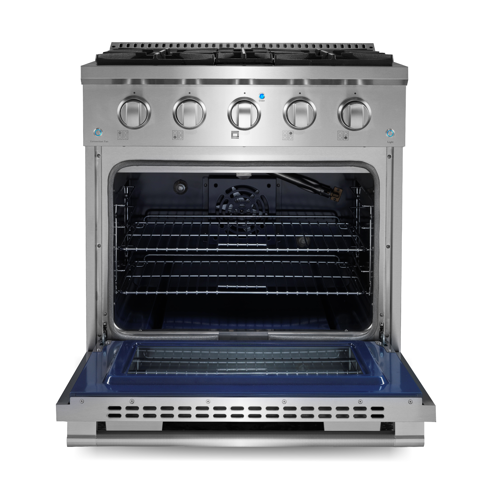 48 in. Slide-In Freestanding Double Oven Gas Range with 6 Sealed Burners,  Convection Oven (COS-EPGR486G)