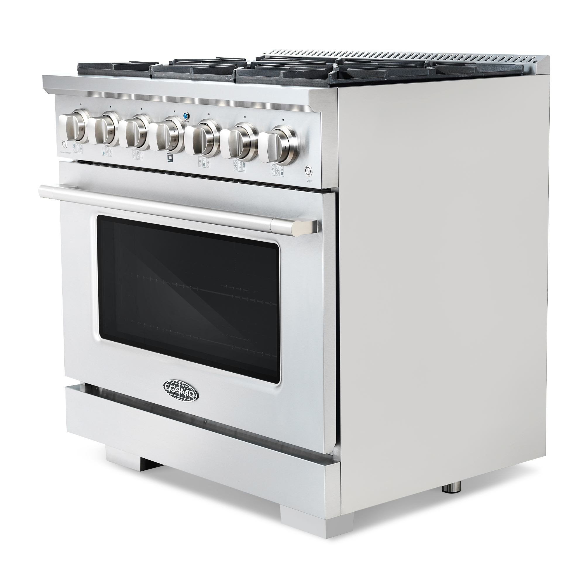 48 in. Slide-In Freestanding Double Oven Gas Range with 6 Sealed Burners,  Convection Oven (COS-EPGR486G)