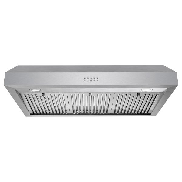 36 in. Ducted Under Cabinet Range Hood with Push Button Controls, Permanent Filters, and LED Lighting (UC36)