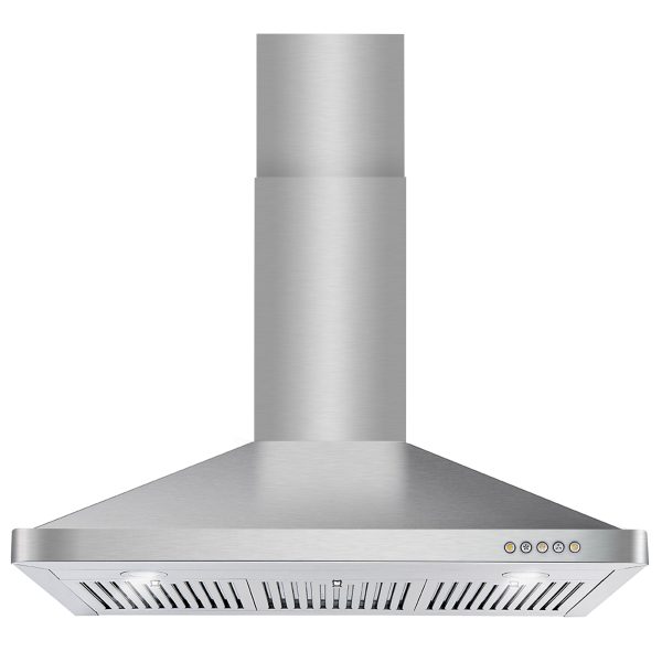 36 in. Ducted Wall Mount Range Hood with Push Button Controls, Permanent Filters, and LED Lights (COS-63190)