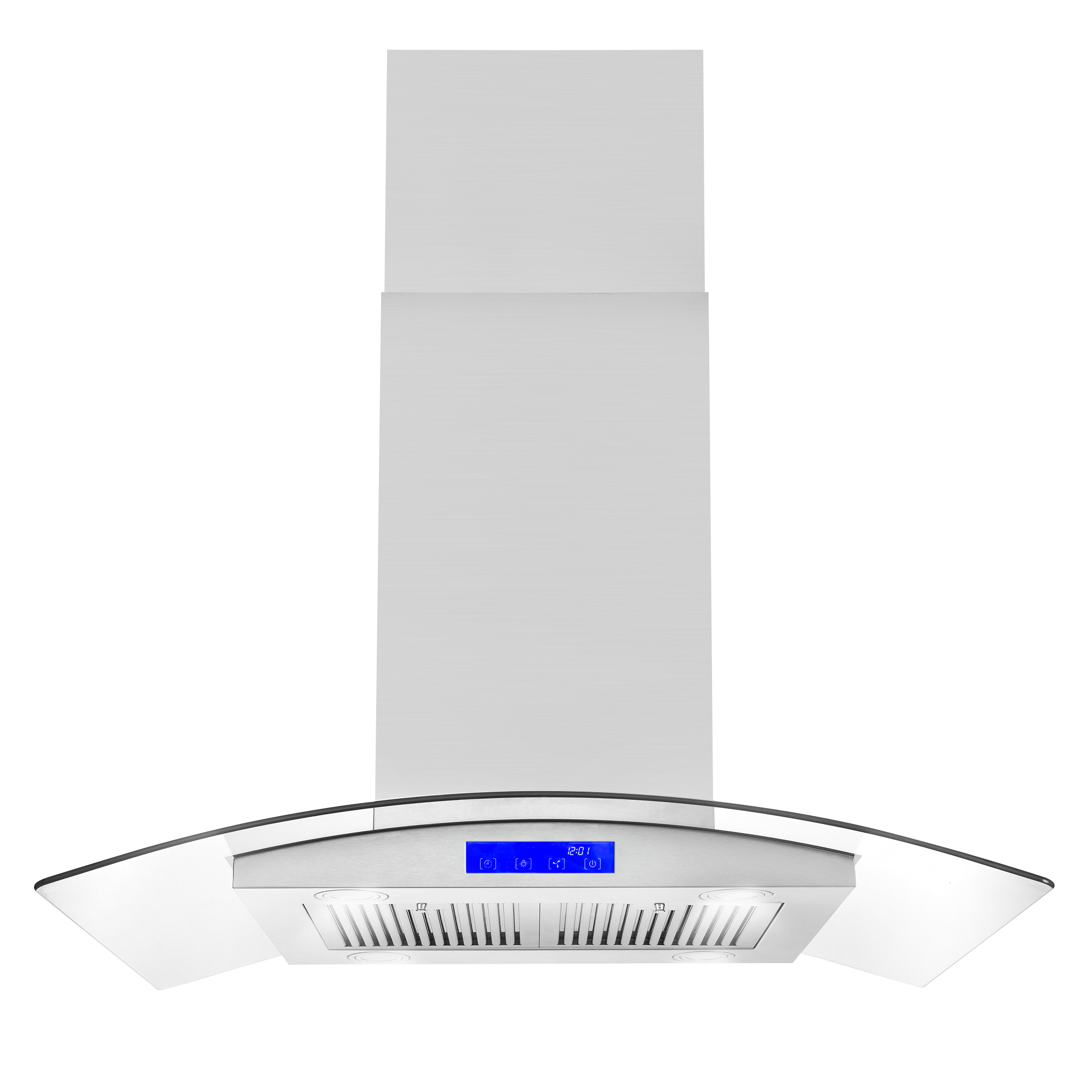 Cosmo 668as750 30 in. Wall Mount Range Hood with Tempered Glass