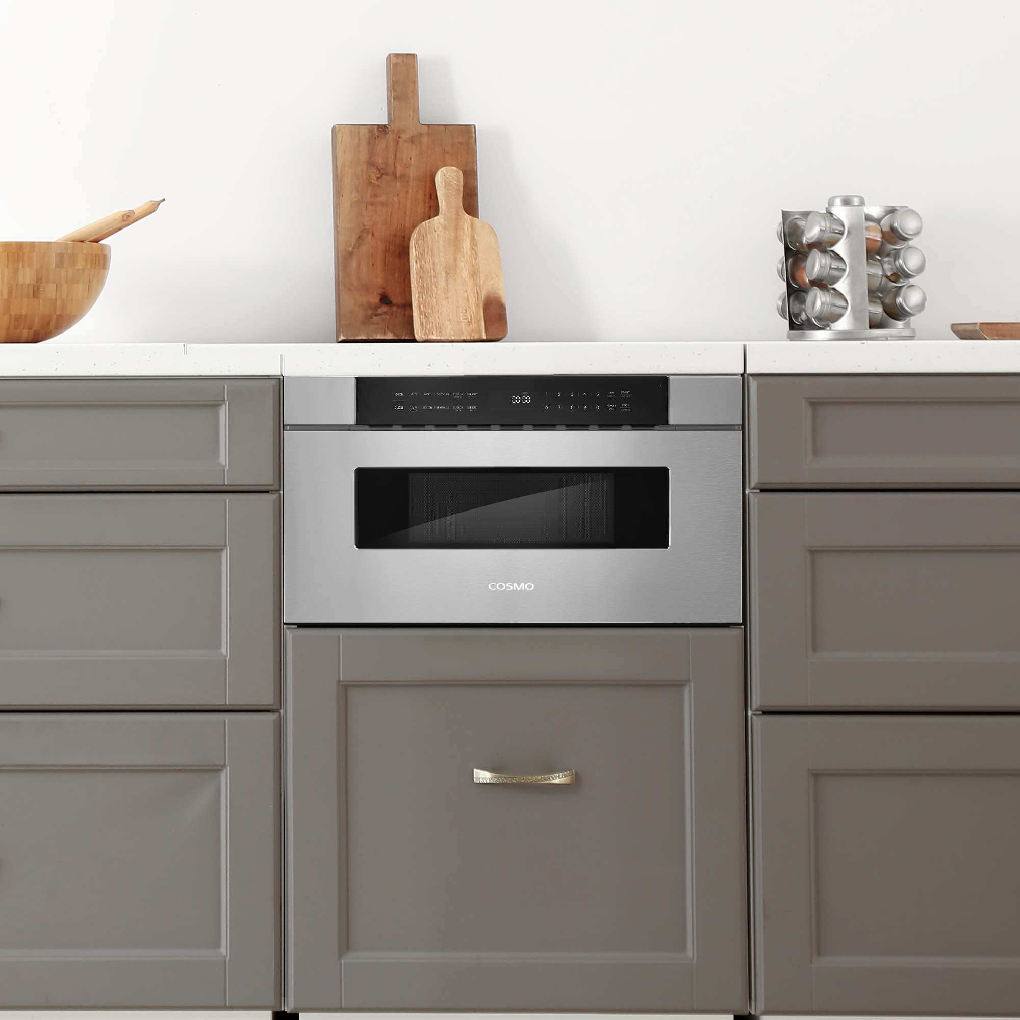 30 in. Microwave Drawer with Automatic Presets, Touch Controls in ...
