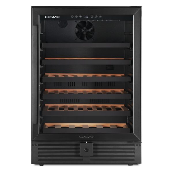 24” 52-Bottle Single Zone Compressor Wine Cooler in Matte Black (COS-24BIWCS-BK)