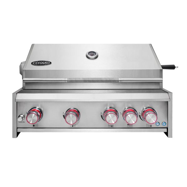 32 in. Built-In Propane Gas Grill with 5 Burners, Infrared Rotisserie, Knob LED Lighting in Stainless Steel (COS-BGGN325K)
