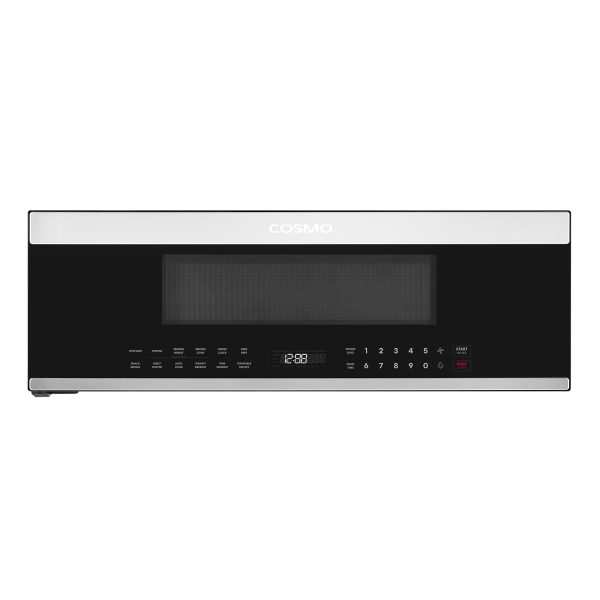 30 in. Stellar Collection 1.2 cu. ft. Slim Over the Range Microwave, 1000W, Automatic Presets, Touch Controls, Black (COS-3012ORLP1SS)