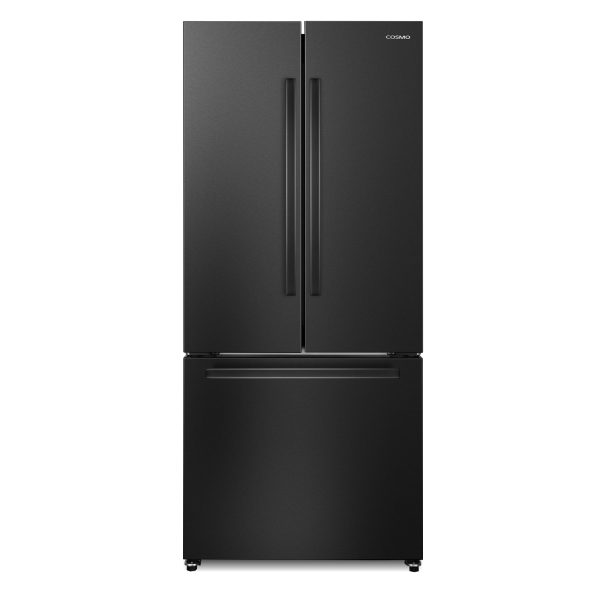 30 in. Vista Collection 17.5 cu. ft. Counter Depth 3-Door French Door Refrigerator, Freezer Drawer, Handles, Matte Black (COS-RFFV183GHBK)